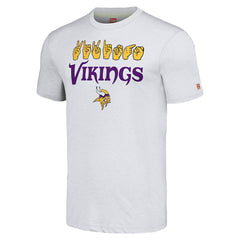 Minnesota Vikings Homage Unisex The NFL ASL Collection by Love Sign American Sign Language T-Shirt - Ash for sale