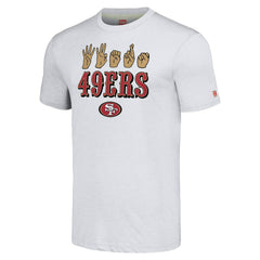 San Francisco 49ers Homage Unisex The NFL ASL Collection by Love Sign American Sign Language T-Shirt - Ash for sale