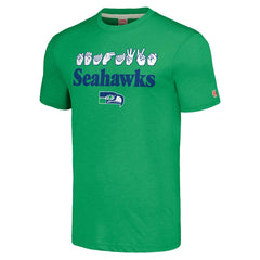 Seattle Seahawks Homage Unisex The NFL ASL Collection by Love Sign American Sign Language T-Shirt - Green sale