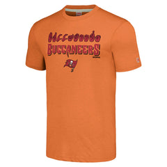 Tampa Bay Buccaneers Homage Unisex The NFL ASL Collection by Love Sign American Sign Language T-Shirt - Orange online