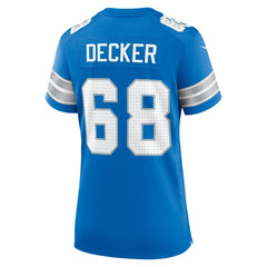 Taylor Decker Detroit Lions Women's Team Game Jersey - Blue | Nike outlet