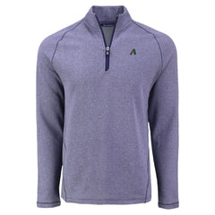 Arizona Diamondbacks Cutter & Buck Peshastin Eco Fleece Recycled Raglan Quarter-Zip Top - Heather Purple