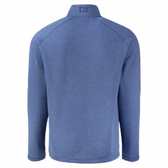 Los Angeles Dodgers Cutter & Buck Peshastin Eco Fleece Recycled Raglan Quarter-Zip Top - Heather Blue