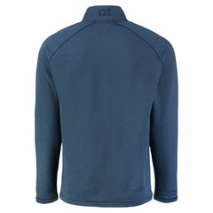 Los Angeles Dodgers Cutter & Buck Peshastin Eco Fleece Recycled Raglan Quarter-Zip Top - Heather Navy