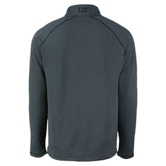 San Francisco Giants Cutter & Buck Peshastin Eco Fleece Recycled Raglan Quarter-Zip Top - Heather Black