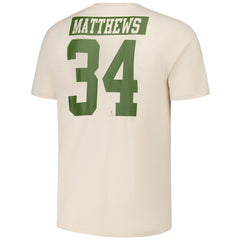 Auston Matthews Toronto Maple Leafs Levelwear 2024 NHL Military Appreciation Richmond Delta Player Name & Number T-Shirt Khaki
