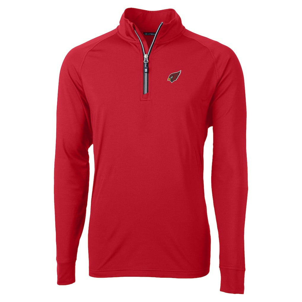 Arizona Cardinals Cutter & Buck Adapt Eco DryTec Raglan Quarter-Zip Jacket - Red outlet