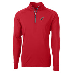 Arizona Cardinals Cutter & Buck Adapt Eco DryTec Raglan Quarter-Zip Jacket - Red outlet