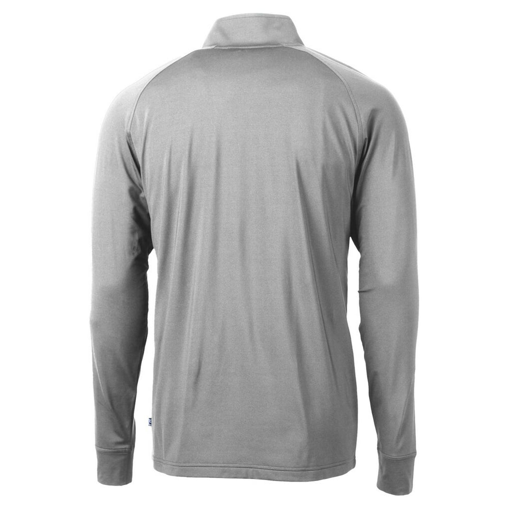 Atlanta Falcons Cutter & Buck Adapt Eco DryTec Raglan Quarter-Zip Jacket - Gray cheap
