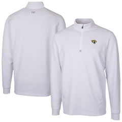 Jacksonville Jaguars Cutter & Buck Traverse Stretch Quarter-Zip Top - White online