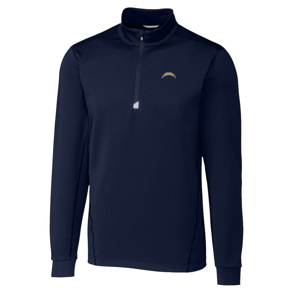 Los Angeles Chargers Cutter & Buck Traverse Stretch Quarter-Zip Top - Navy discount