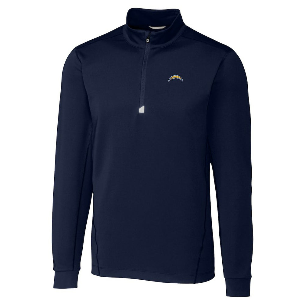 Los Angeles Chargers Cutter & Buck Traverse Stretch Quarter-Zip Top - Navy discount