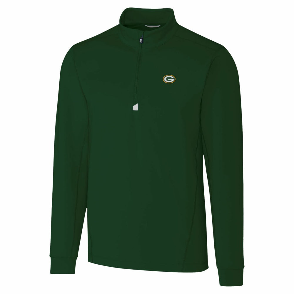 Green Bay Packers Cutter & Buck Traverse Stretch Quarter-Zip Top - Hunter Green discount