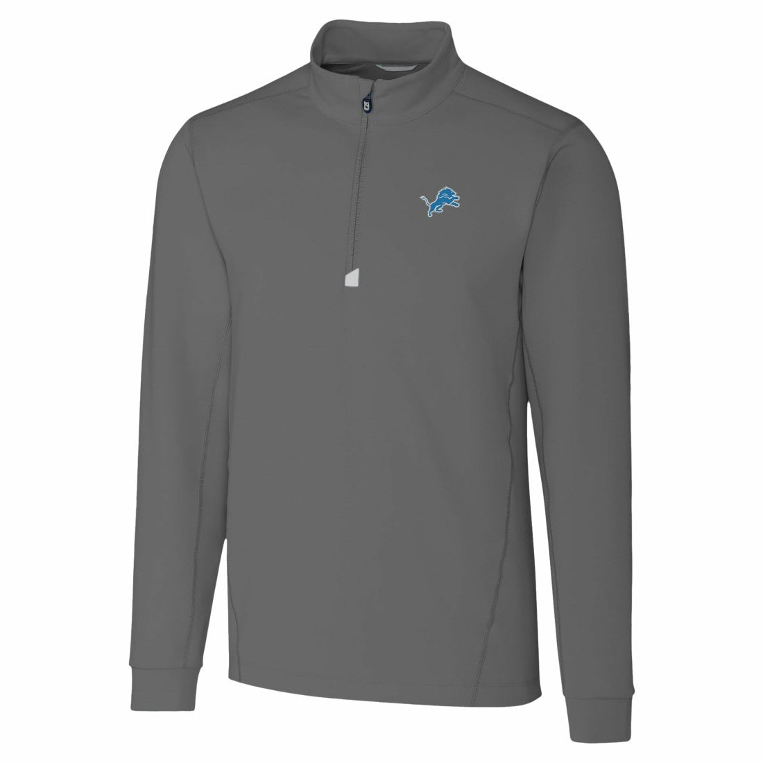 Detroit Lions Cutter & Buck Traverse Stretch Quarter-Zip Top - Gray cheap