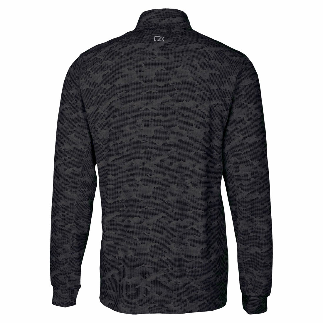 Detroit Lions Cutter & Buck Traverse Camo Print Stretch Quarter-Zip Top - Black discount