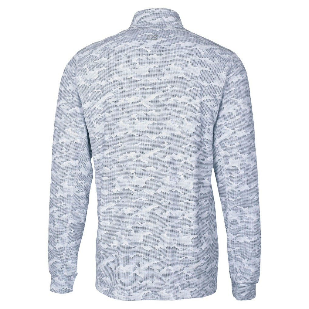 Indianapolis Colts Cutter & Buck Traverse Camo Print Stretch Quarter-Zip Top - Charcoal online