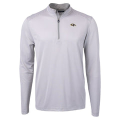 Baltimore Ravens Cutter & Buck Virtue Eco Pique Micro Stripe Quarter-Zip Jacket - Gray cheap