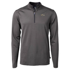 Baltimore Ravens Cutter & Buck Virtue Eco Pique Micro Stripe Quarter-Zip Jacket - Black online