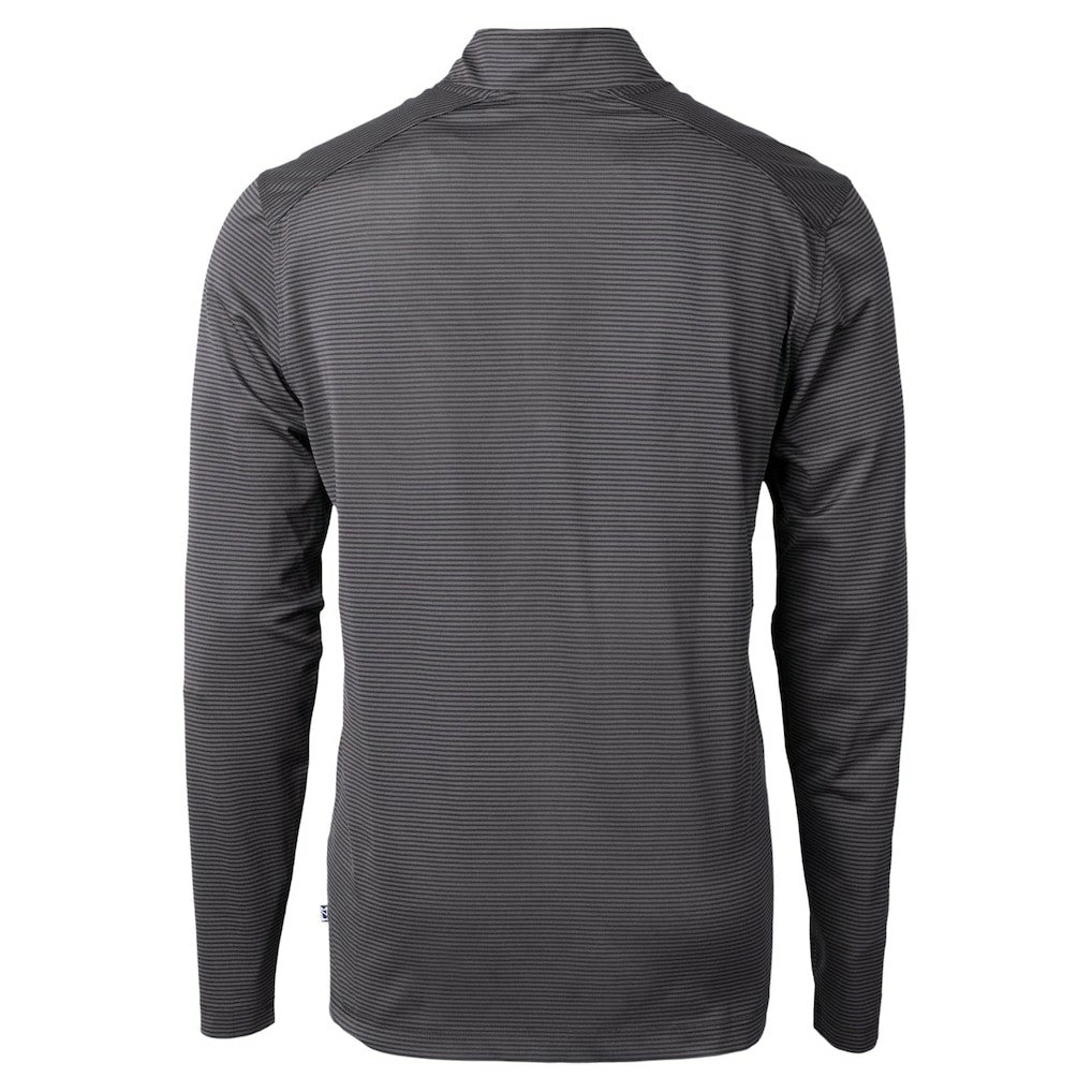 Baltimore Ravens Cutter & Buck Virtue Eco Pique Micro Stripe Quarter-Zip Jacket - Black online