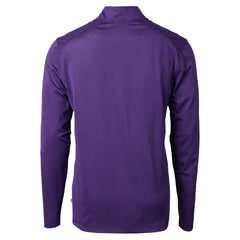 Baltimore Ravens Cutter & Buck Virtue Eco Pique Micro Stripe Quarter-Zip Jacket - Purple outlet