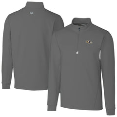 Baltimore Ravens Cutter & Buck Big & Tall Traverse Eco Tri-Blend DryTec Quarter-Zip Jacket - Gray discount