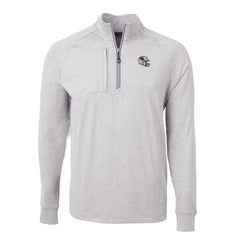 Arizona Cardinals Cutter & Buck Big & Tall Adapt Eco Raglan Quarter-Zip Jacket - Heather Gray cheap
