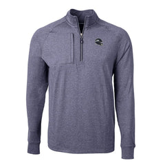 Seattle Seahawks Cutter & Buck Big & Tall Adapt Eco Raglan Quarter-Zip Jacket - Heather Navy discount
