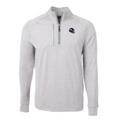 Minnesota Vikings Cutter & Buck Big & Tall Adapt Eco Raglan Quarter-Zip Jacket - Heather Gray sale