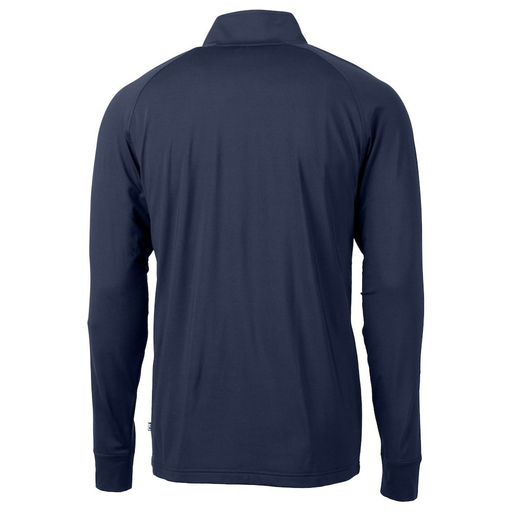 Buffalo Bills Cutter & Buck Big & Tall Adapt Eco DryTec Raglan Quarter-Zip Jacket - Navy discount
