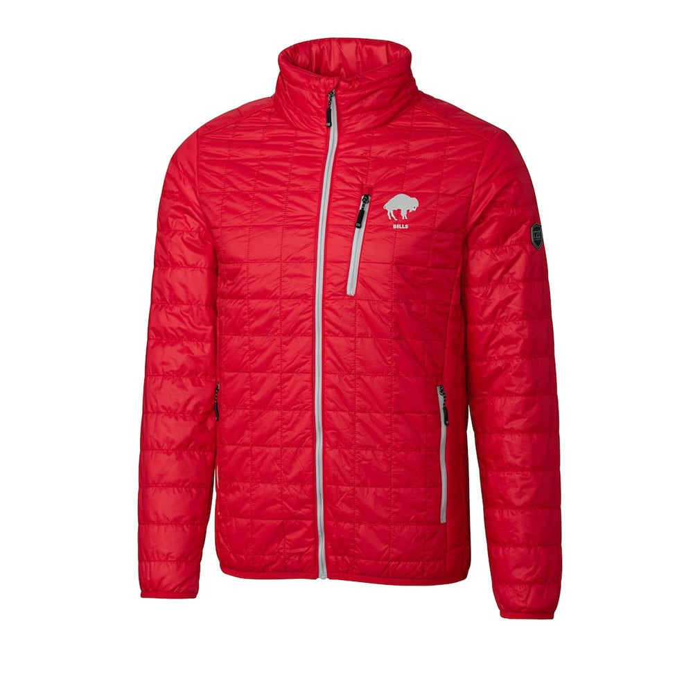 Buffalo Bills Cutter & Buck Big & Tall Rainier PrimaLoft Eco Insulated Full-Zip Puffer Jacket - Red on sale