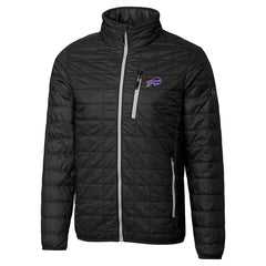Buffalo Bills Cutter & Buck Big & Tall Rainier PrimaLoft Eco Insulated Full-Zip Hoodie Puffer Jacket - Black discount