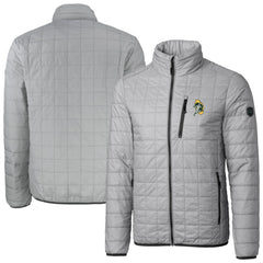 Green Bay Packers Cutter & Buck Big & Tall Rainier PrimaLoft Eco Insulated Full-Zip Puffer Jacket - Gray for sale