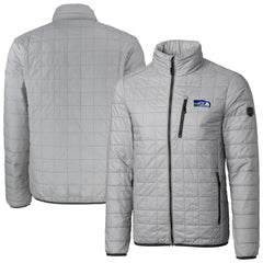 Seattle Seahawks Cutter & Buck Big & Tall Rainier PrimaLoft Eco Insulated Full-Zip Puffer Jacket - Gray outlet