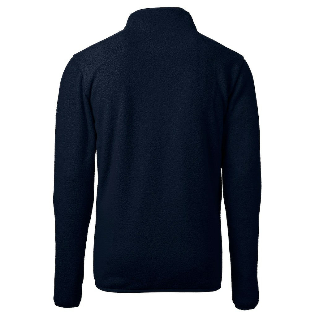 Washington Commanders Cutter & Buck Big & Tall Cascade Eco Fleece Quarter-Zip Jacket - Navy online