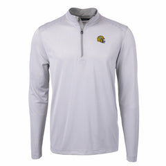 Green Bay Packers Cutter & Buck Big & Tall Virtue Eco Pique Micro Stripe Tri-Blend Quarter-Zip Jacket - Gray outlet
