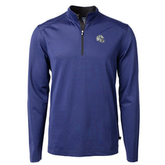 Indianapolis Colts Cutter & Buck Big & Tall Virtue Eco Pique Micro Stripe Tri-Blend Quarter-Zip Jacket - Royal cheap