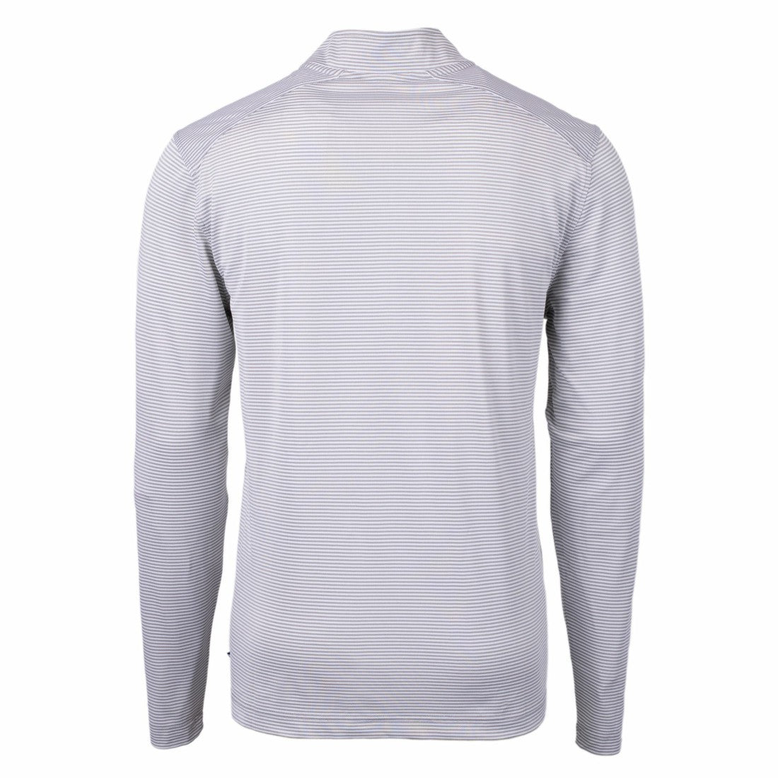 Denver Broncos Cutter & Buck Big & Tall Virtue Eco Pique Micro Stripe Tri-Blend Quarter-Zip Jacket - Gray sale