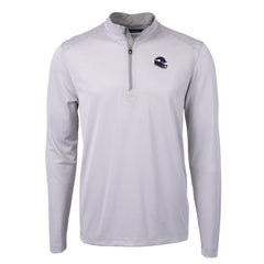 Minnesota Vikings Cutter & Buck Big & Tall Virtue Eco Pique Micro Stripe Tri-Blend Quarter-Zip Jacket - Gray outlet