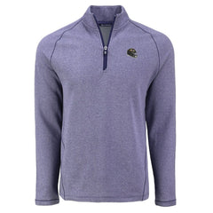 Baltimore Ravens Cutter & Buck Peshastin Eco Fleece Tri-Blend Raglan Recycled Quarter-Zip Jacket - Heather Purple on sale