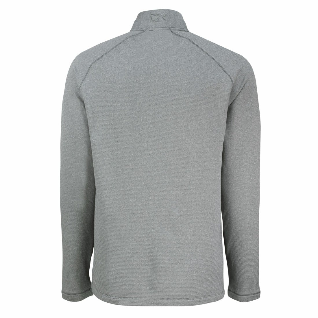 Denver Broncos Cutter & Buck Peshastin Eco Fleece Tri-Blend Raglan Recycled Quarter-Zip Jacket - Heather Gray cheap