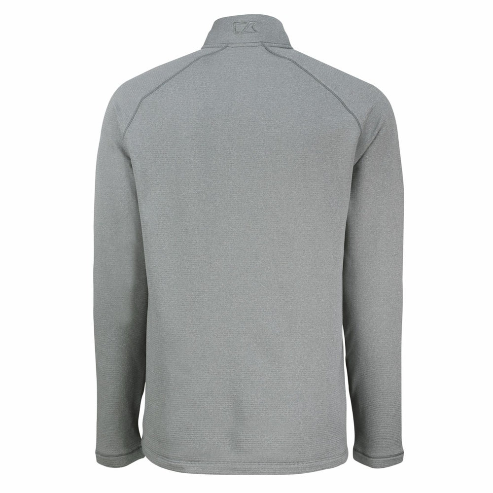 Detroit Lions Cutter & Buck Peshastin Eco Fleece Tri-Blend Raglan Recycled Quarter-Zip Jacket - Heather Gray outlet