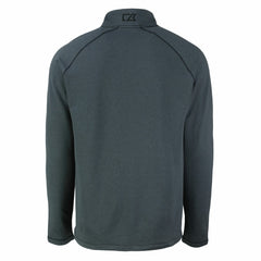 Detroit Lions Cutter & Buck Peshastin Eco Fleece Tri-Blend Raglan Recycled Quarter-Zip Jacket - Heather Black on sale