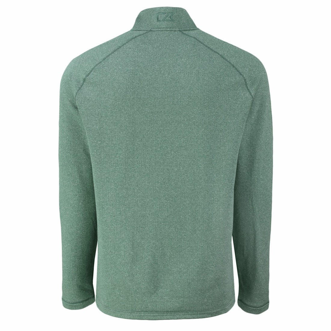 Green Bay Packers Cutter & Buck Peshastin Eco Fleece Tri-Blend Raglan Recycled Quarter-Zip Jacket - Heather Green cheap