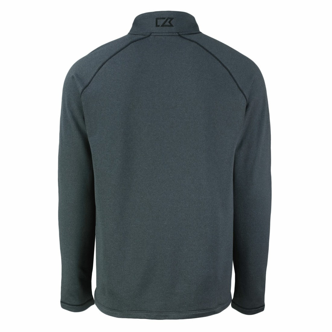 Green Bay Packers Cutter & Buck Peshastin Eco Fleece Tri-Blend Raglan Recycled Quarter-Zip Jacket - Heather Black sale