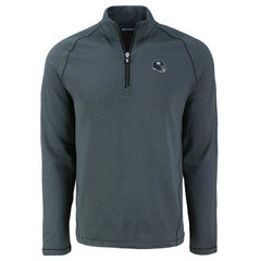 New York Giants Cutter & Buck Peshastin Eco Fleece Tri-Blend Raglan Recycled Quarter-Zip Jacket - Heather Black online