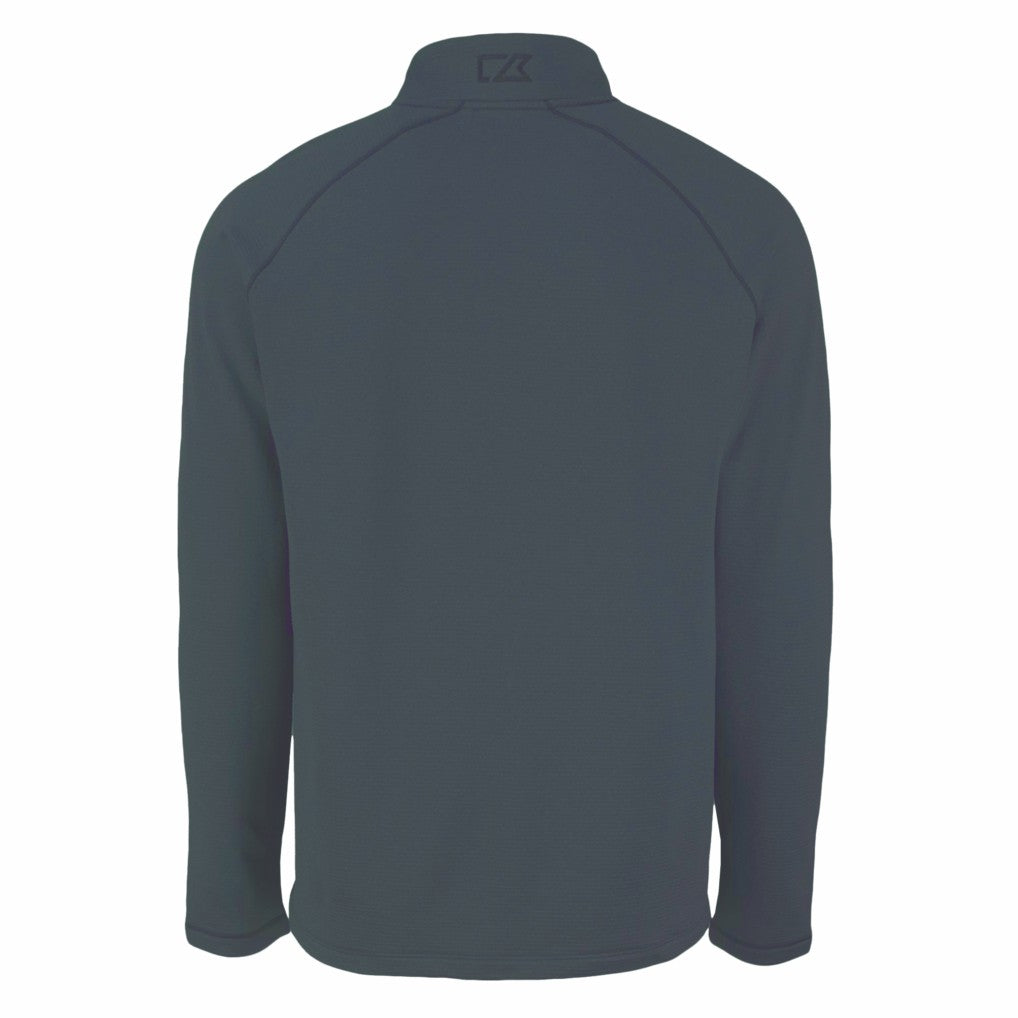 New York Jets Cutter & Buck Peshastin Eco Fleece Recycled Half-Zip Top - Heather Black discount