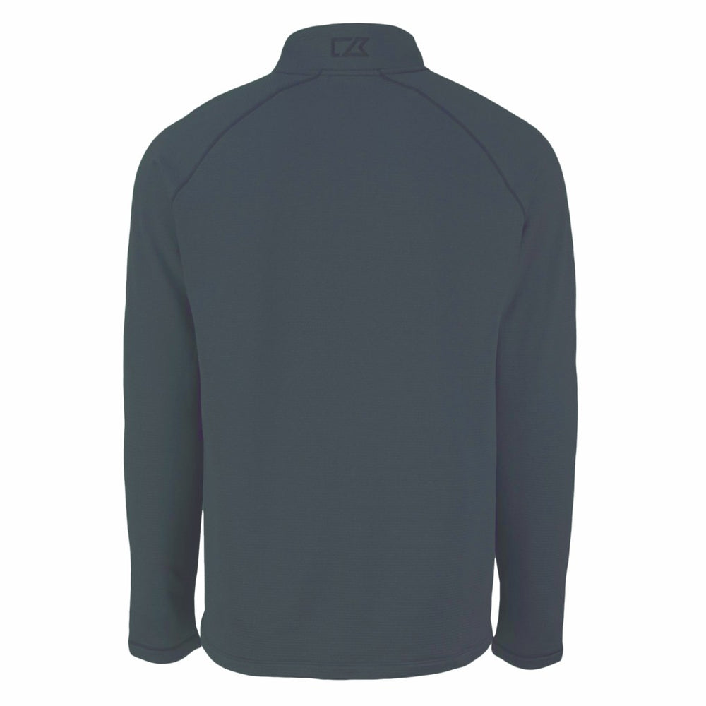 New York Jets Cutter & Buck Peshastin Eco Fleece Recycled Half-Zip Top - Heather Black discount