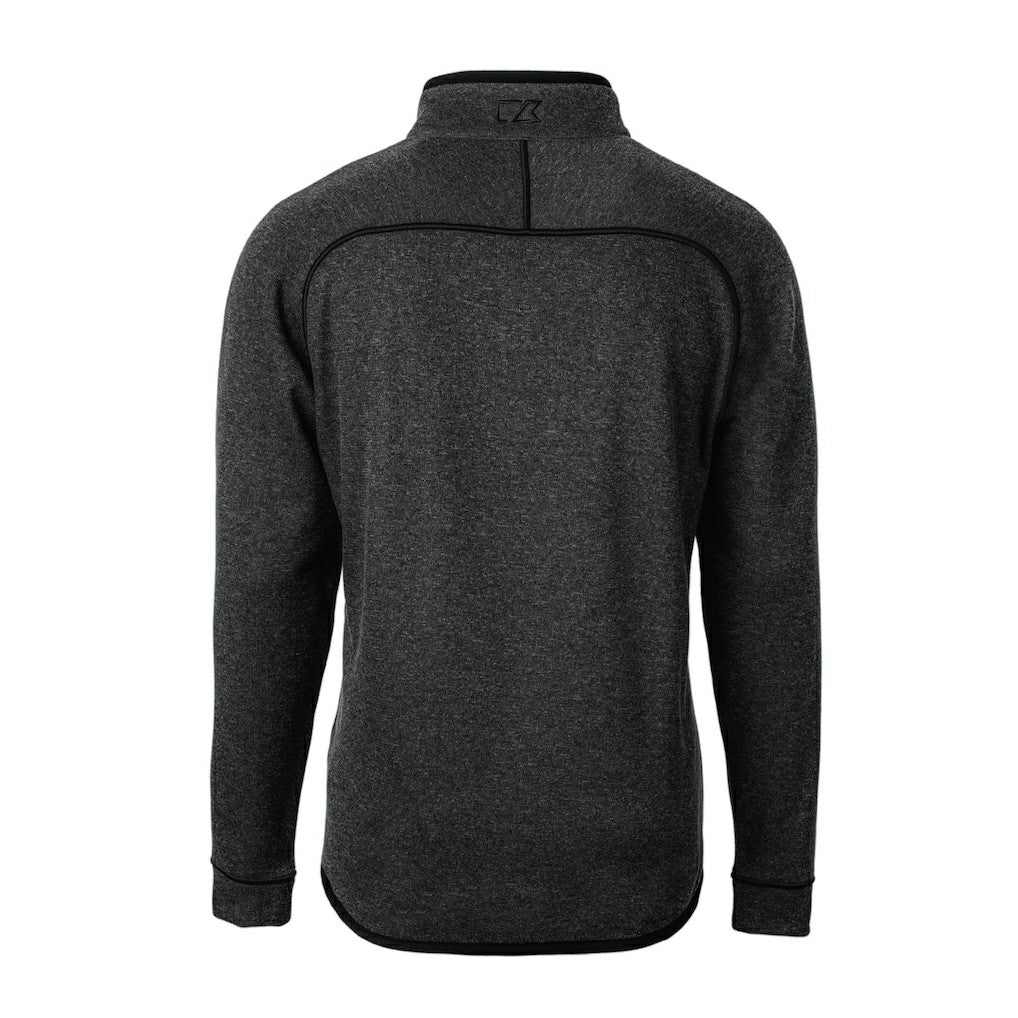 Arizona Cardinals Cutter & Buck Big & Tall Mainsail Sweater-Knit Raglan Half-Zip Jacket - Heather Charcoal cheap