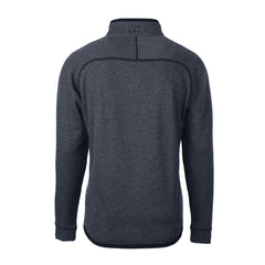 Detroit Lions Cutter & Buck Big & Tall Mainsail Sweater-Knit Raglan Half-Zip Jacket - Heather Navy on sale