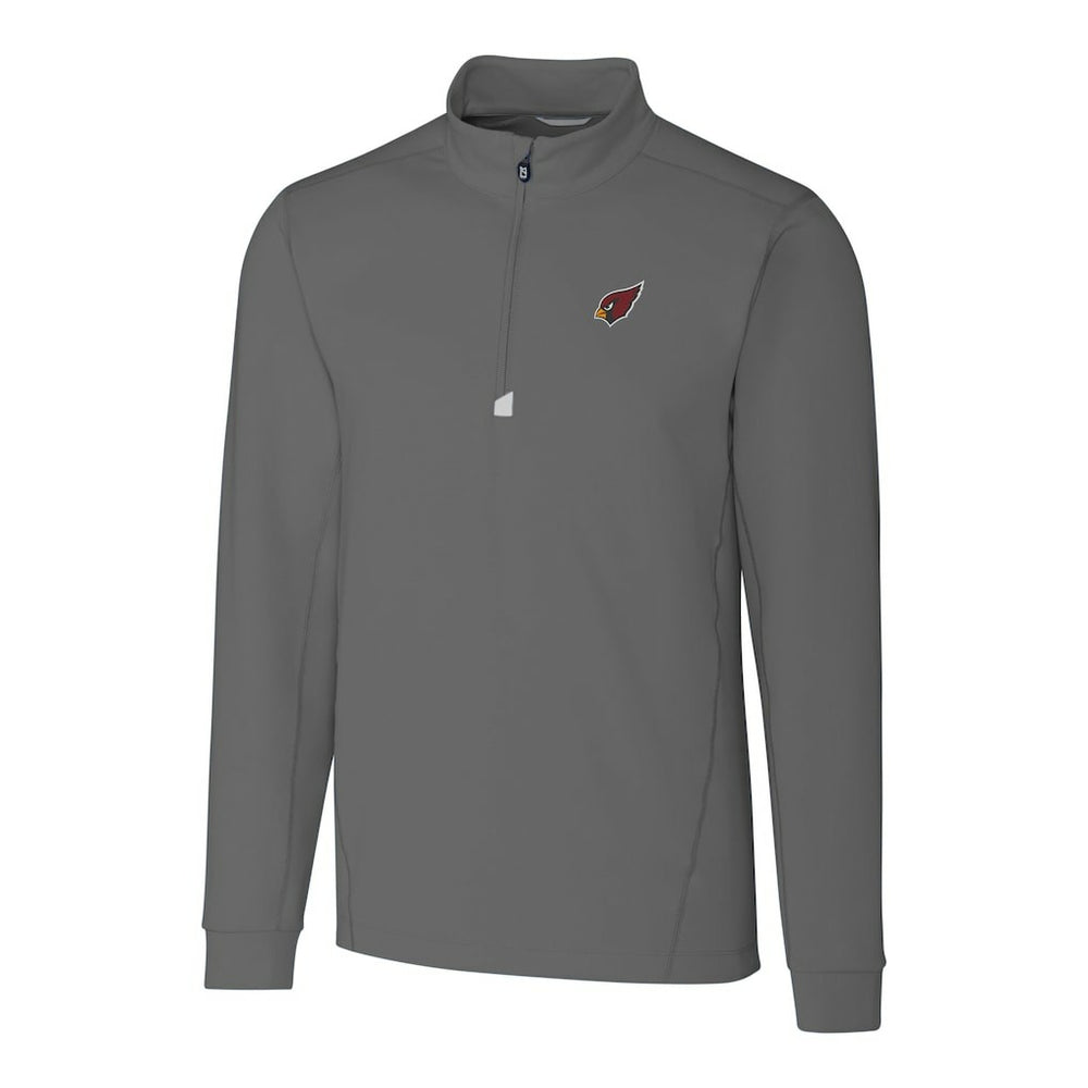 Arizona Cardinals Cutter & Buck Big & Tall Traverse Stretch Quarter-Zip Top - Gray outlet